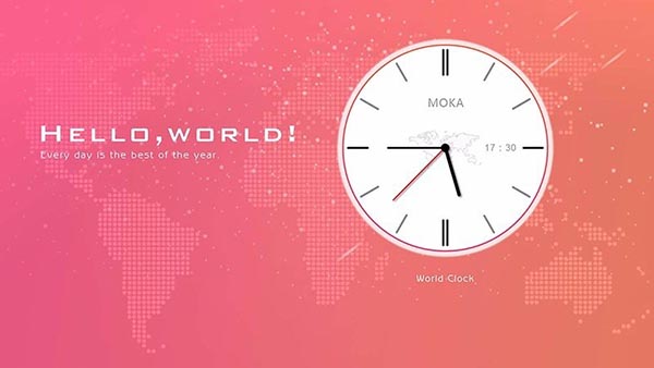 世界时钟TV版图1