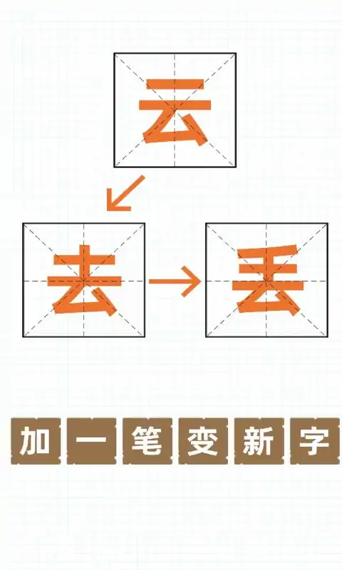 加一笔变新字图4