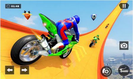 越野车比赛巨型坡道Dirt Bike Race Mega Ramp图4