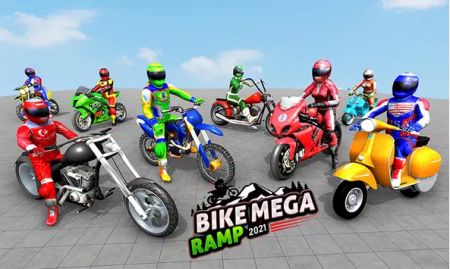 越野车比赛巨型坡道Dirt Bike Race Mega Ramp图2
