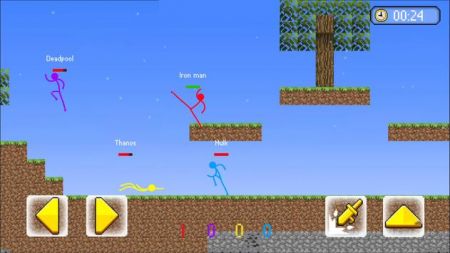 火柴人英雄战斗战争Stickman Brawl图2