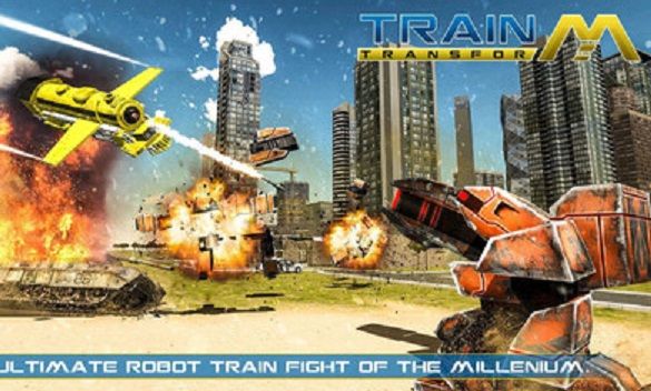 未来的机器人转型火车游戏