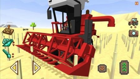 巨大的农场赛车中文版(Blocky Farm Racing)