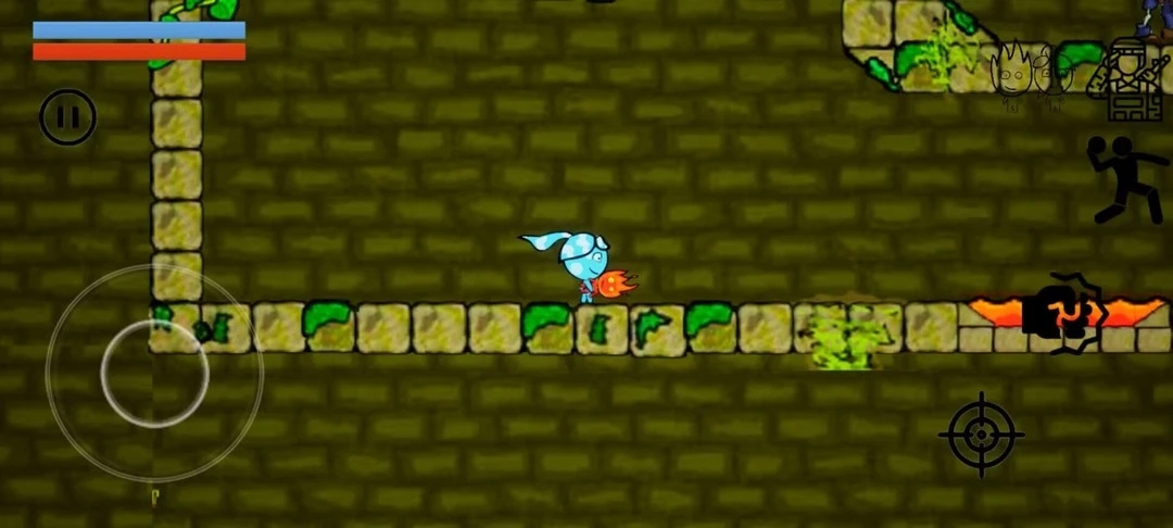 冰火人大战僵尸图2