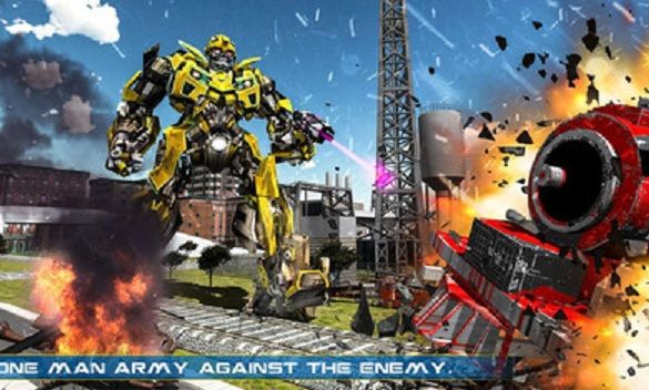 未来的机器人转型火车游戏图6