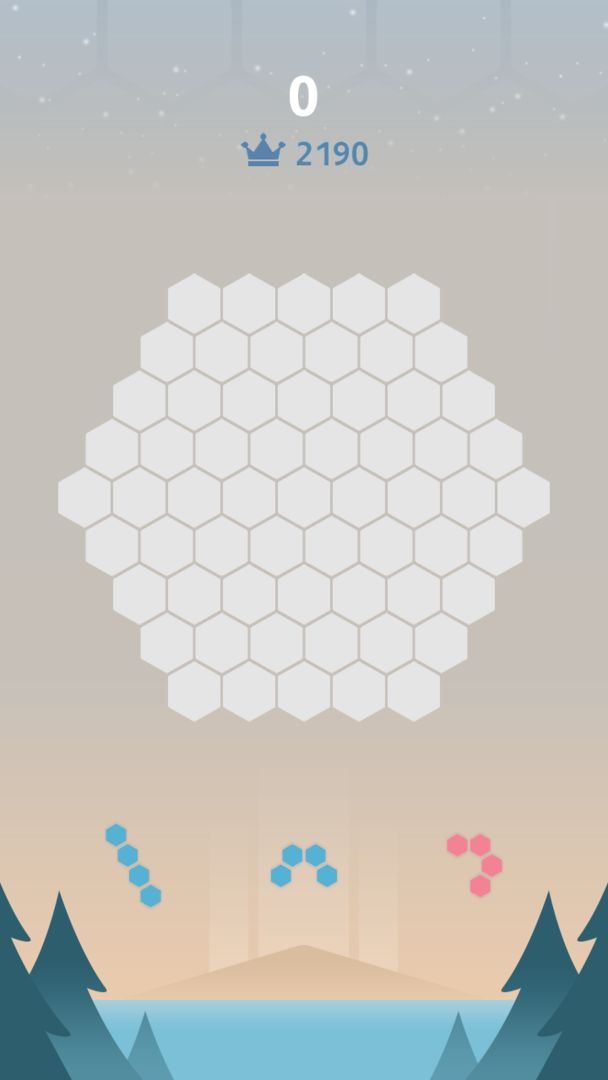 方块:六边形拼图图1