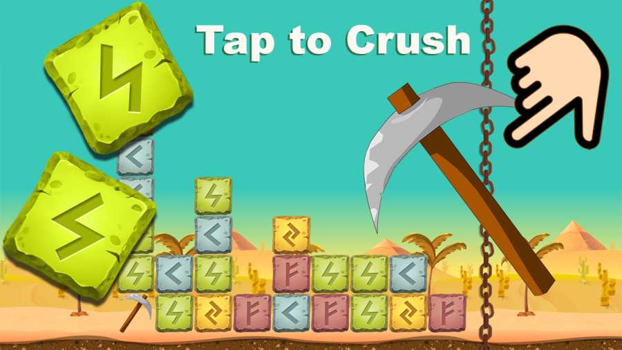 Crushing Blocks(粉碎卢恩方块游戏)图2