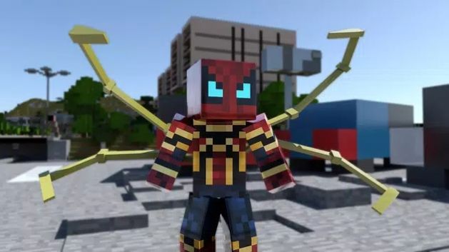 方块工艺蜘蛛人酷跑手游(Spider Craft Runner)图4