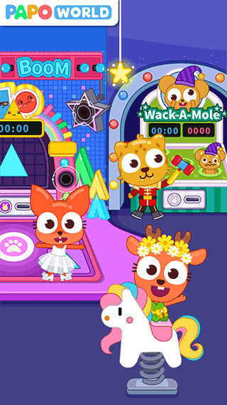 泡泡小镇游乐园游戏图2