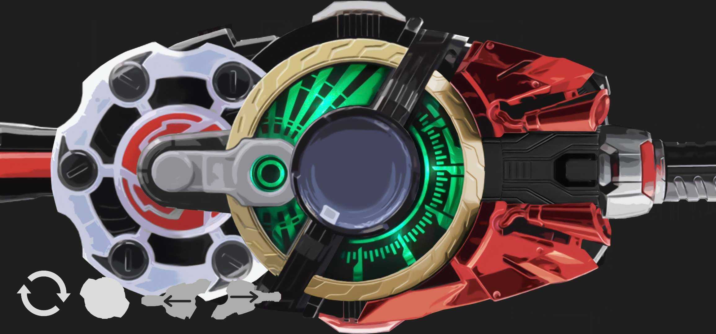 假面骑士极狐镭射升华器模拟器Desire And Laser Belt
