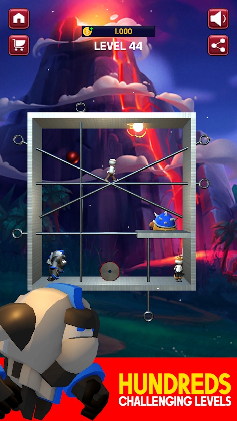 英雄拯救别针(Hero Rescue- Pin Puzzle King)图4