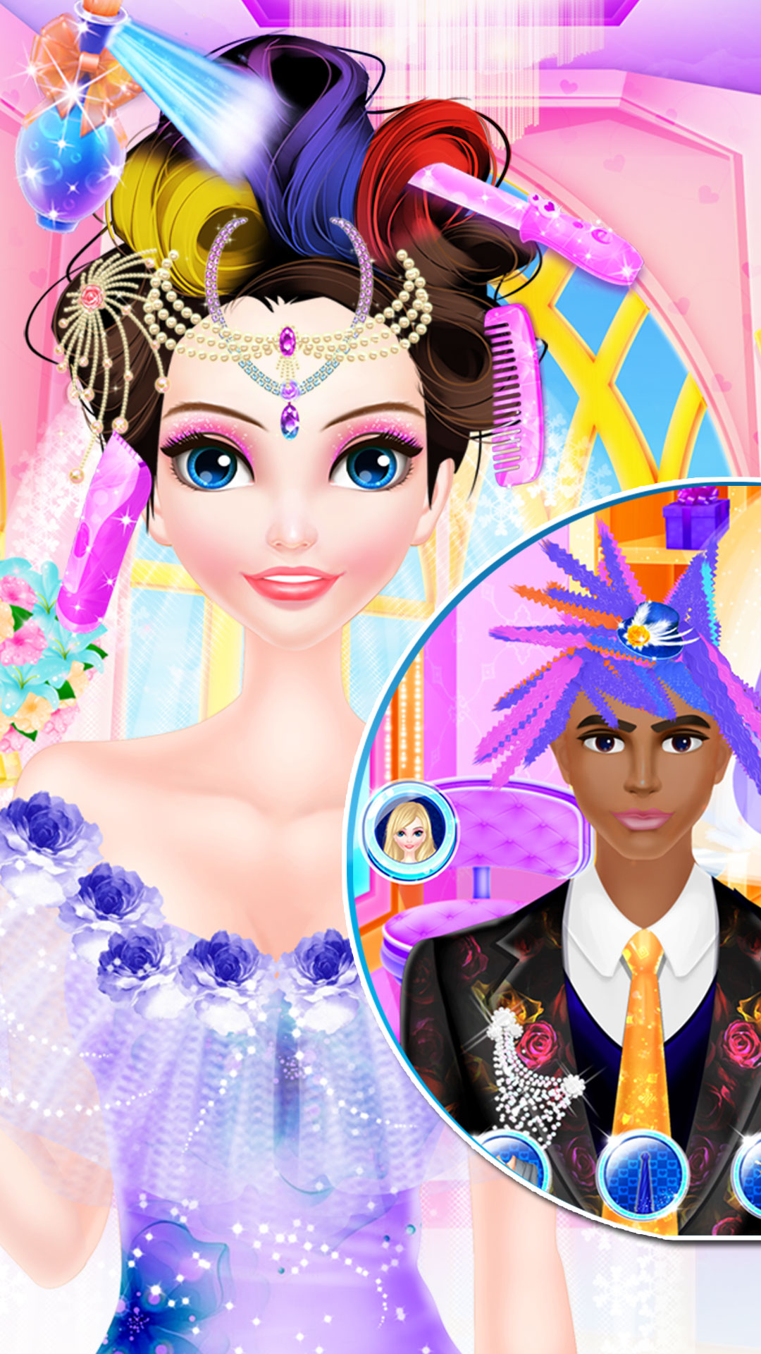 疯狂婚礼发型设计图3