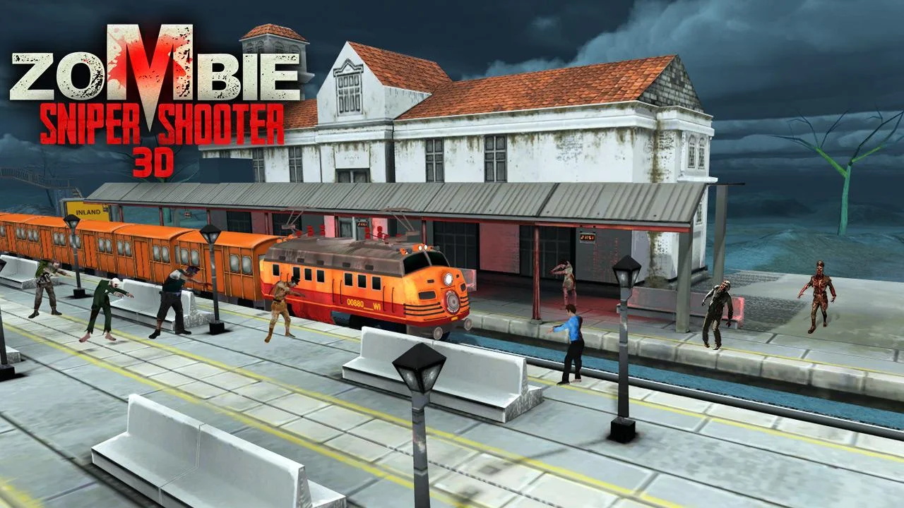 僵尸狙击手射击生存战争Zombie Sniper Shooting 3D图2