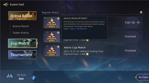 信仰竞技场(ArenaOfFaith)