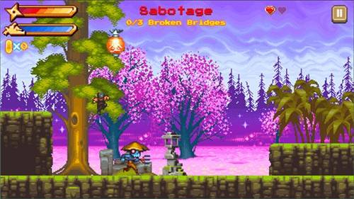 像素忍者跑酷Ninja Saizou图2