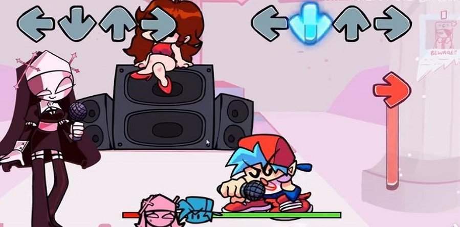 fnf修女模组(Friday Night Funkin)图1
