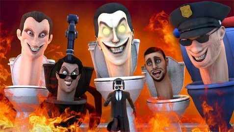 Skbidi Toilet War: FPS Shooter图1