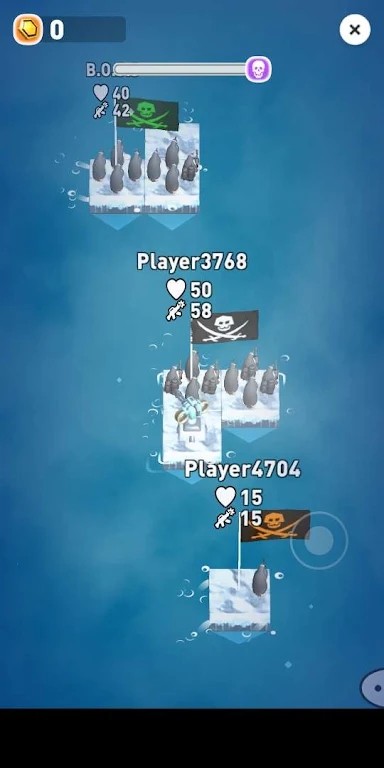 Clash of Penguins : Raft War图4