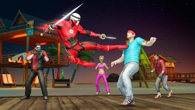 城市功夫格斗NinjaSuperhero图5