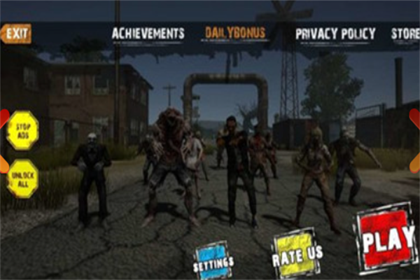 僵尸战争生存射击Zombie War Survival Shooter