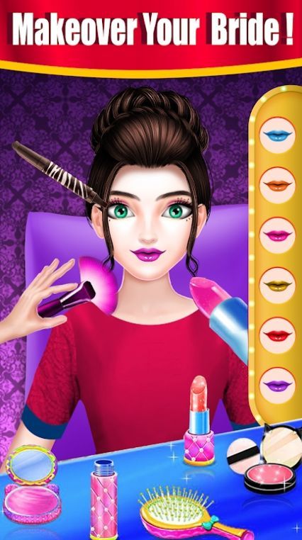 印度女孩新娘化妆(Indian Wedding Bridal Makeup)图2