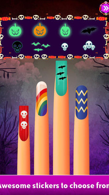 万圣节指甲沙龙图1