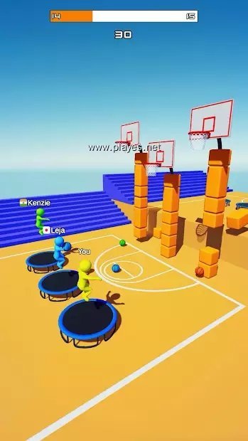 Color Dunk 3D(炫酷扣篮3D)