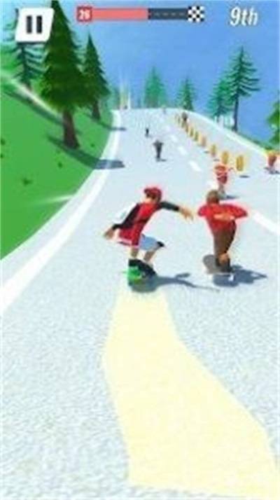 滑板蜿蜒的道路Raw Runs图3
