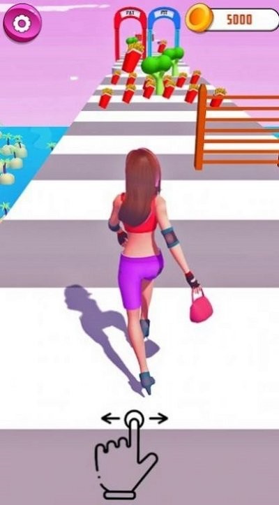 女子赛跑挑战赛(Girl RaceRun Challenge)图1
