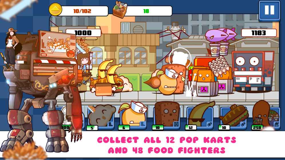 Pop Karts Food Fighters(流行餐车美食斗士)图4