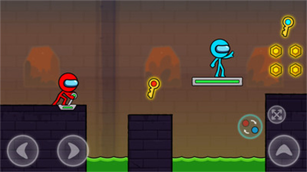 Red and Blue Stick: Animation