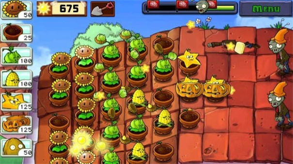 植物大战僵尸QR版图1