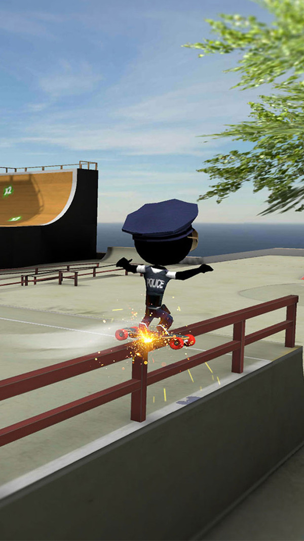 沙盒自由式滑板图1