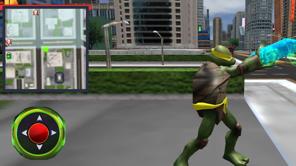 绿龟英雄之战游戏手机版下载(Flying Turtle Rope Hero Fight)图2