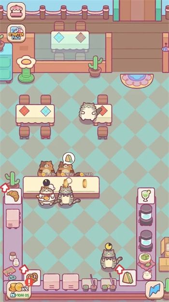 猫咪餐厅大亨手游下载(Cat Restaurant Tycoon)图1
