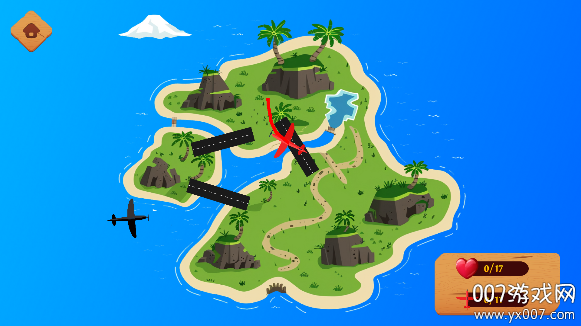 飞机航线岛图4