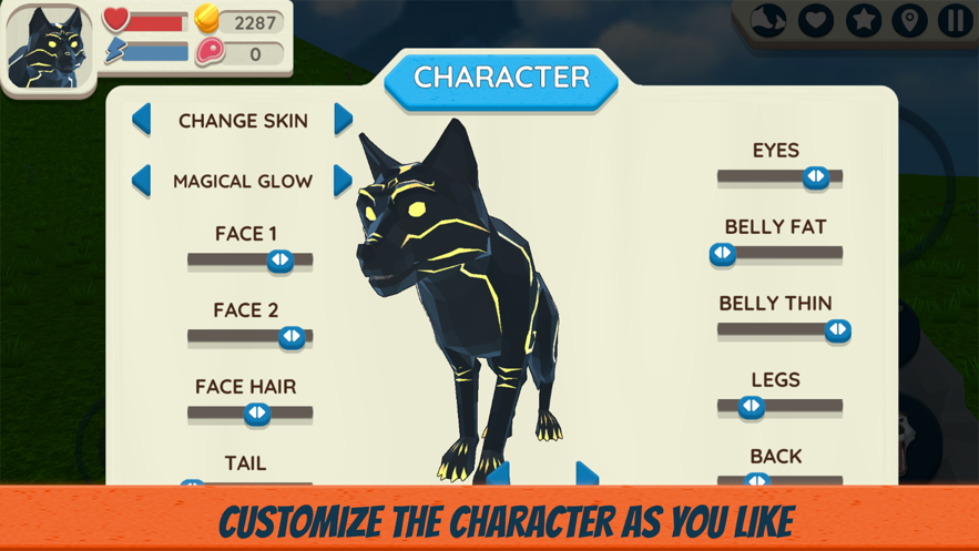 Wolf Simulator: Wild Animals 3D