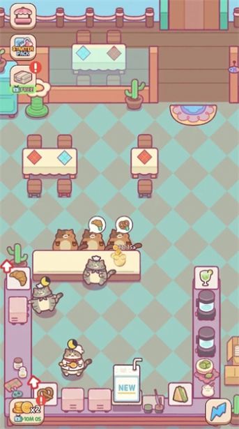 猫咪餐厅大亨手游下载(Cat Restaurant Tycoon)图4