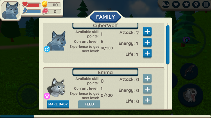 Wolf Simulator: Wild Animals 3D图2