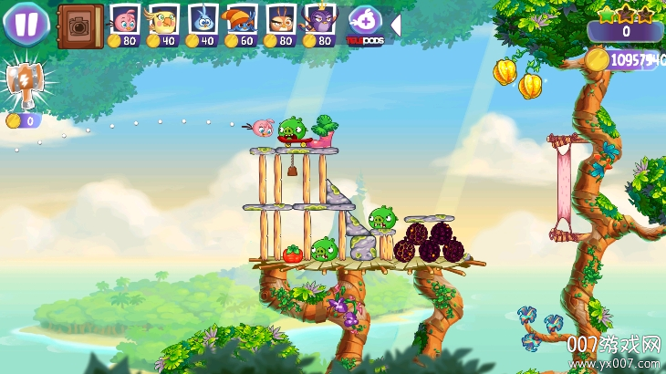 愤怒的小鸟斯黛拉手游下载最新版(Angry Birds Stella)图5