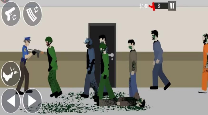 平面僵尸战场3D图2