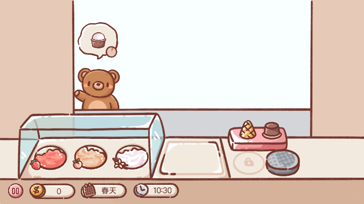 狗狗冰淇淋餐车图1