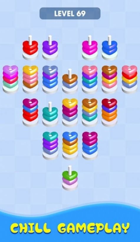 Hoop Stack Puzzle: Color Sort图1