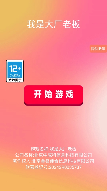我是大厂老板 我是大厂老板