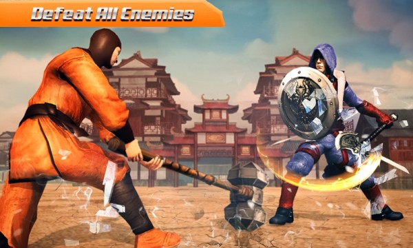 Ninja King Fighting Games: Superhero Kung Fu Fight图1
