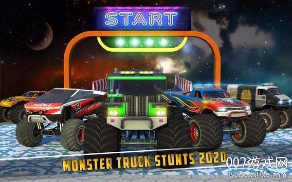 Monster Truck Ramp Stunts(怪物卡车坡道特技)图1