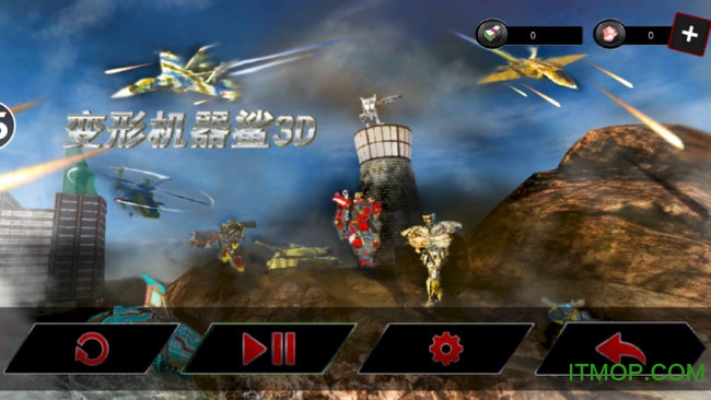 变形机器鲨3D图1