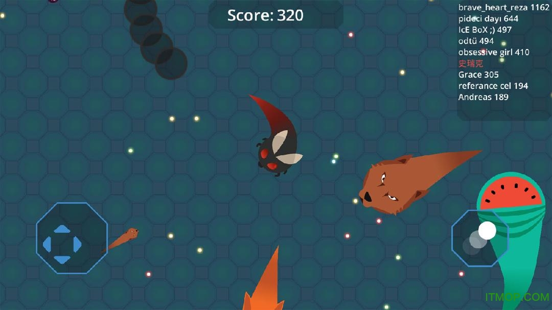 蛞蝓大作战中文汉化版(Snail.io)图4