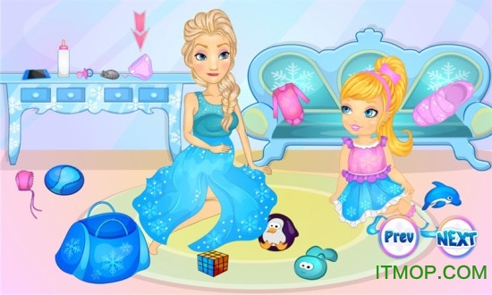 冰雪公主生小宝宝图1