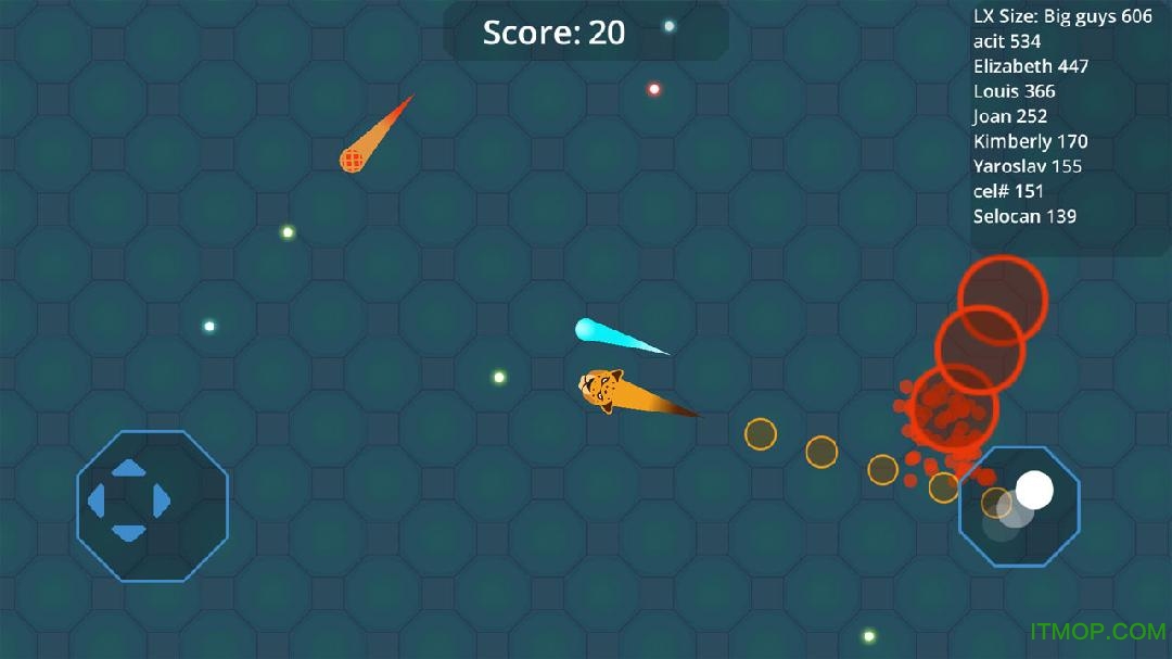 蛞蝓大作战中文汉化版(Snail.io)图2